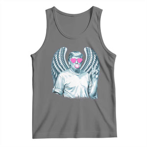 Trump Cupid Vibes Tank Top Trump Bubble Gum TS09 Black Heather Print Your Wear