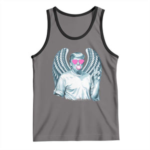 Trump Cupid Vibes Tank Top Trump Bubble Gum TS09 Deep Heather Black Print Your Wear