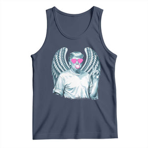 Trump Cupid Vibes Tank Top Trump Bubble Gum TS09 Navy Print Your Wear
