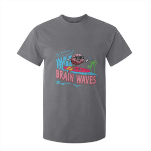 Funny Brain Waves Neuroscience T Shirt For Kid TS09 Charcoal Print Your Wear