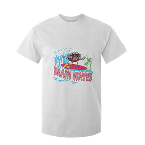 Funny Brain Waves Neuroscience T Shirt For Kid TS09 White Print Your Wear