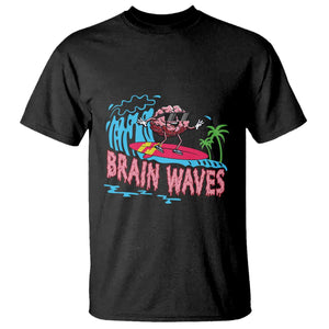 Funny Brain Waves Neuroscience T Shirt TS09 Black Print Your Wear