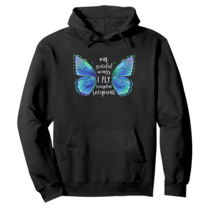 Transplant Recipient On Grateful Wings I Fly Hoodie TS09 Black Print Your Wear