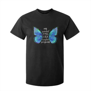Transplant Recipient On Grateful Wings I Fly T Shirt For Kid TS09 Black Print Your Wear