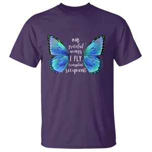 Transplant Recipient On Grateful Wings I Fly T Shirt TS09 Purple Print Your Wear