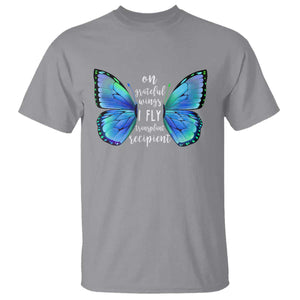 Transplant Recipient On Grateful Wings I Fly T Shirt TS09 Sport Gray Print Your Wear