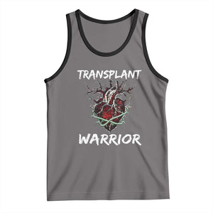 Heart Transplant Warrior Tank Top TS09 Deep Heather Black Print Your Wear