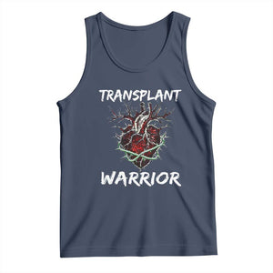 Heart Transplant Warrior Tank Top TS09 Navy Print Your Wear
