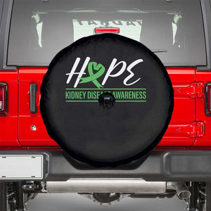 Hope Kidney Disease Awareness Month Green Ribbon Spare Tire Cover TS09 Black Print Your Wear