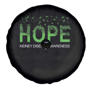 Kidney Disease Awareness Month Spare Tire Cover Hope Green Ribbon Support TS09 Print Your Wear