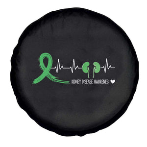Kidney Disease Awareness Month Spare Tire Cover Heartbeat Transplant Organ Donor TS09 Print Your Wear
