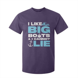 Funny I Like Big Boats and I Cannot Lie T Shirt For Kid TS09 Purple Print Your Wear