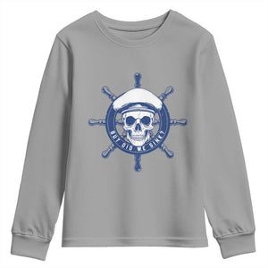 Funny But Did We Sink Youth Sweatshirt TS09 Sport Gray Print Your Wear