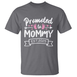 Promoted To Mommy Est 2025 T Shirt TS09 Charcoal Print Your Wear