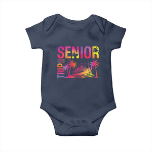 Senior Trip 2025 Baby Onesie Class of 2025 TS09 Navy Print Your Wear