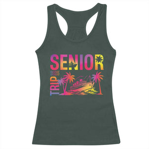 Senior Trip 2025 Racerback Tank Top Class of 2025 TS09 Dark Forest Green Print Your Wear