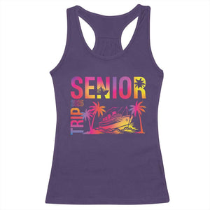 Senior Trip 2025 Racerback Tank Top Class of 2025 TS09 Purple Print Your Wear