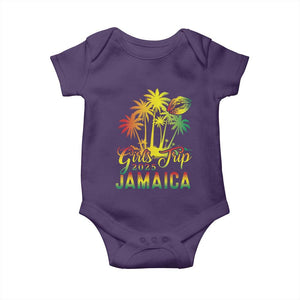 Jamaica Girls Trip 2025 Baby Onesie Summer Vacation TS09 Purple Print Your Wear