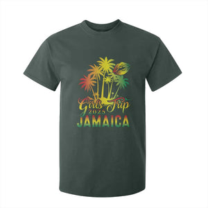 Jamaica Girls Trip 2025 T Shirt For Kid Summer Vacation TS09 Dark Forest Green Print Your Wear