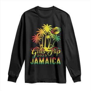 Jamaica Girls Trip 2025 Long Sleeve Shirt Summer Vacation TS09 Black Print Your Wear