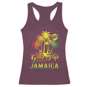 Jamaica Girls Trip 2025 Racerback Tank Top Summer Vacation TS09 Maroon Print Your Wear