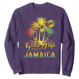 Jamaica Girls Trip 2025 Sweatshirt Summer Vacation TS09 Purple Print Your Wear
