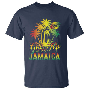 Jamaica Girls Trip 2025 T Shirt Summer Vacation TS09 Navy Print Your Wear