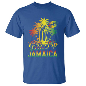 Jamaica Girls Trip 2025 T Shirt Summer Vacation TS09 Royal Blue Print Your Wear