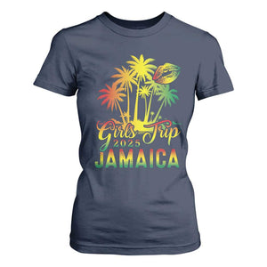 Jamaica Girls Trip 2025 T Shirt For Women Summer Vacation TS09 Navy Print Your Wear