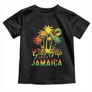 Jamaica Girls Trip 2025 Toddler T Shirt Summer Vacation TS09 Black Print Your Wear