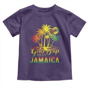 Jamaica Girls Trip 2025 Toddler T Shirt Summer Vacation TS09 Purple Print Your Wear