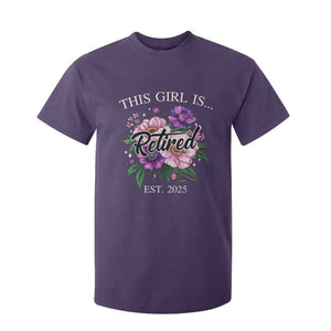 This Girl Is Retired Est 2025 T Shirt For Kid TS09 Purple Print Your Wear