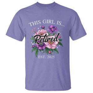 This Girl Is Retired Est 2025 T Shirt TS09 Violet Print Your Wear
