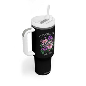 This Girl Is Retired Est 2025 Tumbler With Handle TS09 Print Your Wear