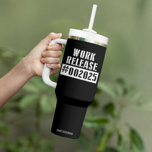 Funny Retirement 2025 Tumbler With Handle Work Release TS09 Print Your Wear