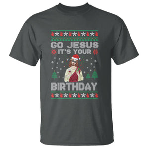 Go Jesus It's Your Birthday Funny Christmas T Shirt TS09 Printyourwear