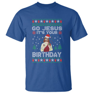 Go Jesus It's Your Birthday Funny Christmas T Shirt TS09 Printyourwear