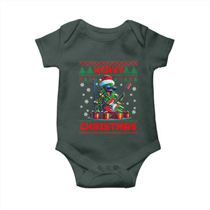 Funny Heavy Christmas Rock Band Guitarist Baby Onesie TS09 Print Your Wear