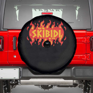 Funny Skibidi Spare Tire Cover TS09 Black Print Your Wear