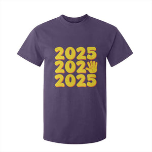 Funny Happy New Year 2025 T Shirt For Kid TS09 Purple Print Your Wear