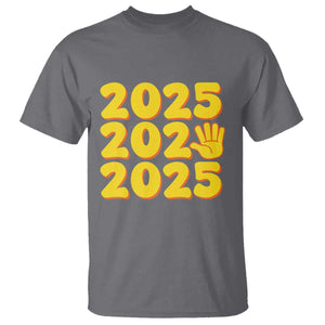 Funny Happy New Year 2025 T Shirt TS09 Charcoal Print Your Wear