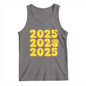 Funny Happy New Year 2025 Tank Top TS09 Deep Heather Print Your Wear