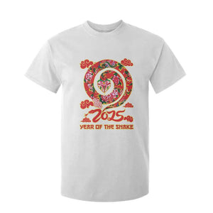 Lunar New Year 2025 T Shirt For Kid Year Of The Snake China Traditional TS09 White Print Your Wear