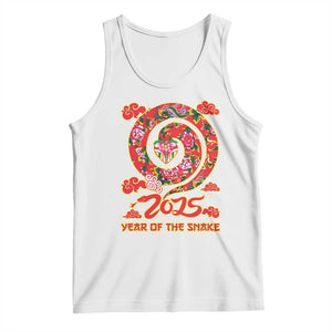 Lunar New Year 2025 Tank Top Year Of The Snake China Traditional TS09 White Print Your Wear