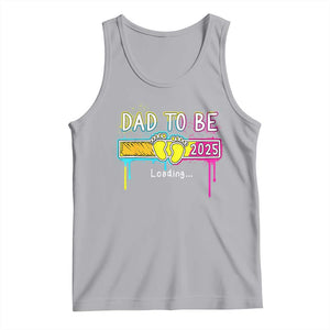 New Dad 2025 Tank Top Loading Dad To Be Est 2025 TS09 Athletic Heather Print Your Wear