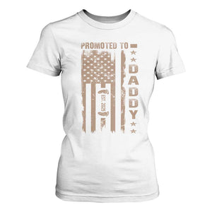 New Dad 2025 T Shirt For Women Promoted To Daddy Est 2025 TS09 White Print Your Wear