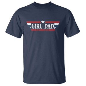 Girl Dad Est 2025 T Shirt New Dad Of Little Girl Daughter TS09 Navy Print Your Wear
