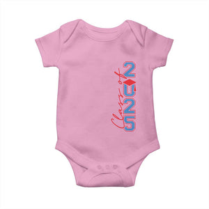Graduation Class Of 2025 Baby Onesie TS09 Light Pink Print Your Wear