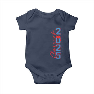 Graduation Class Of 2025 Baby Onesie TS09 Navy Print Your Wear