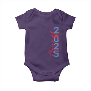 Graduation Class Of 2025 Baby Onesie TS09 Purple Print Your Wear